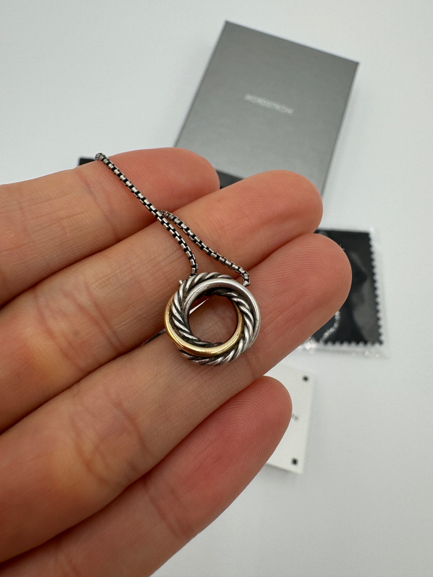 David Yurman Crossover Pendant Necklace