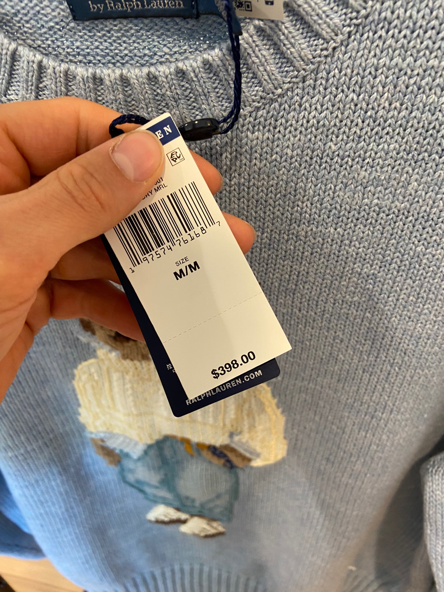 Polo Ralph Lauren Bear Sweater size M