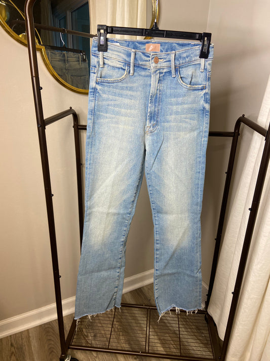 Mother The Hustler Ankle Fray Jeans size 26