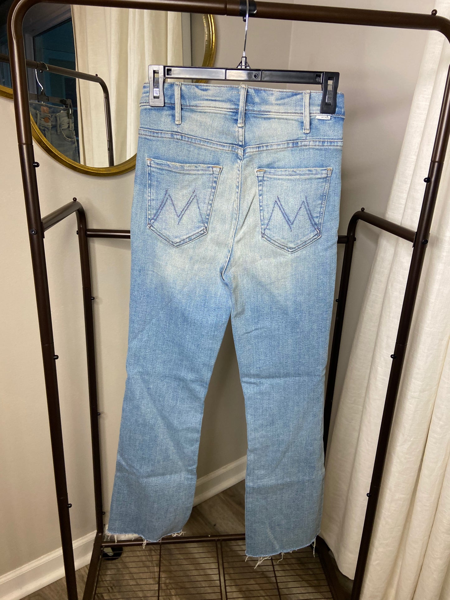 Mother The Hustler Ankle Fray Jeans size 26