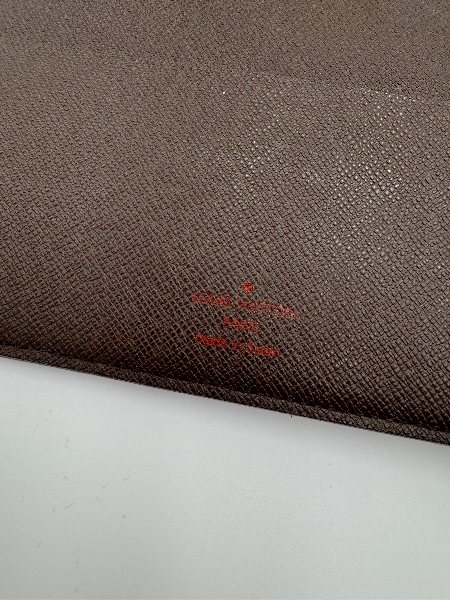 Louis Vuitton Damier Ebene Agenda Cover