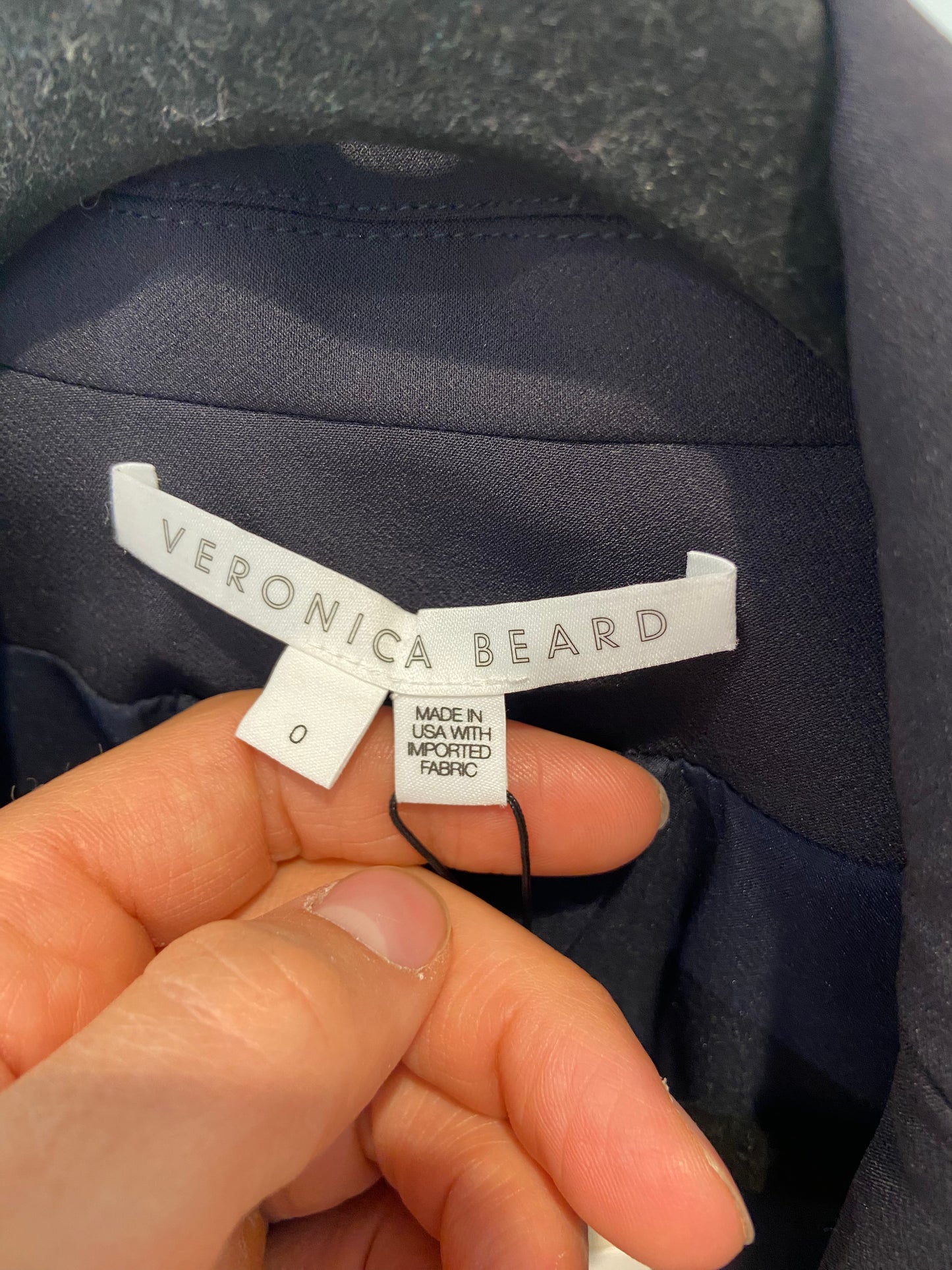 Veronica Beard Scuba Dickey Jacket Navy size 0