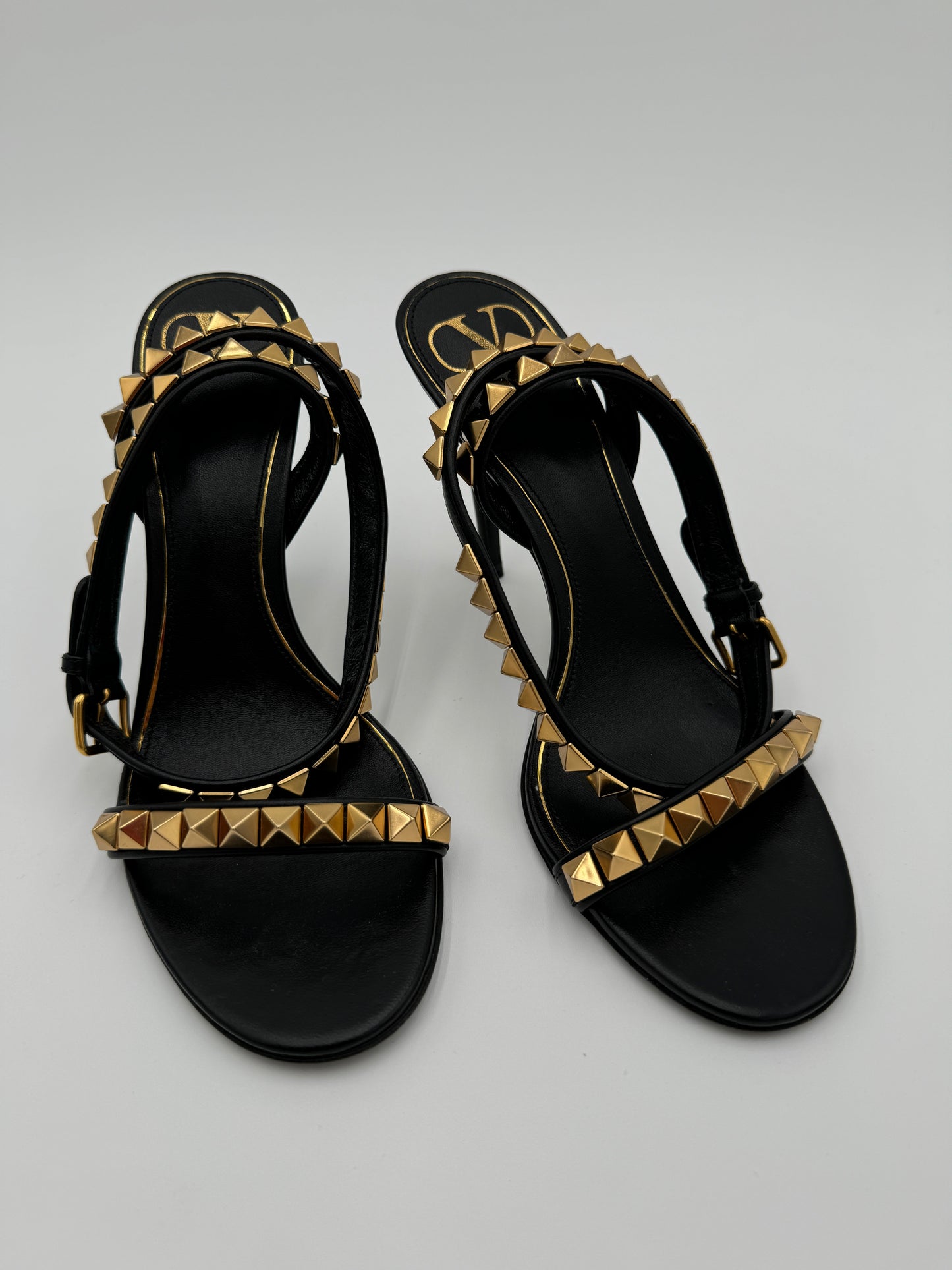 Valentino Rockstud Ankle Strap Heels size 38