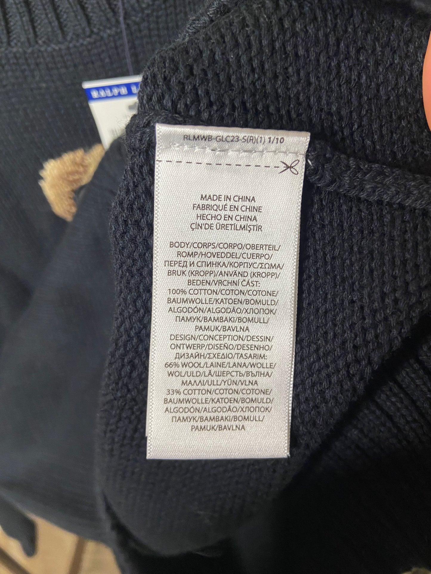 Polo Ralph Lauren Bear Sweater size XS