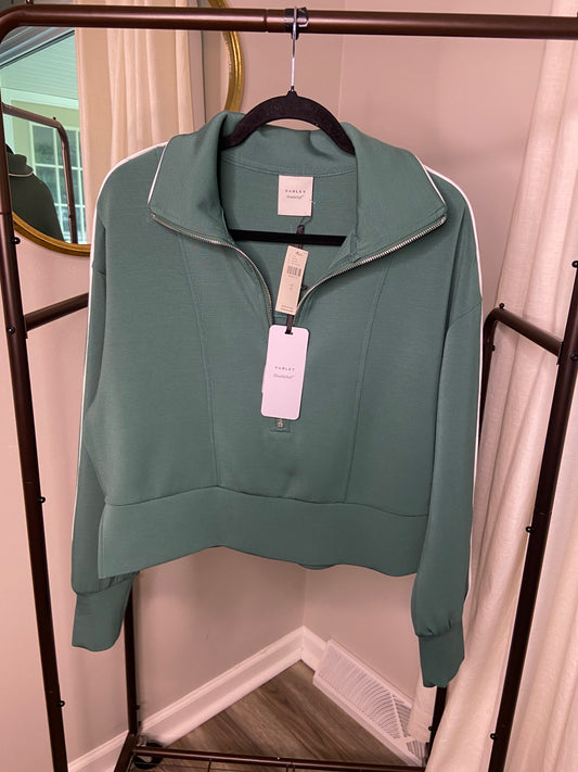 Varley Davenport Half Zip Sweatshirt size S