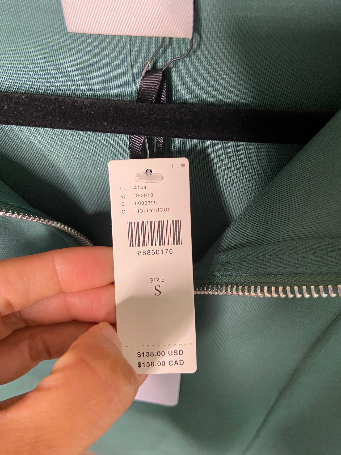 Varley Davenport Half Zip Sweatshirt size S