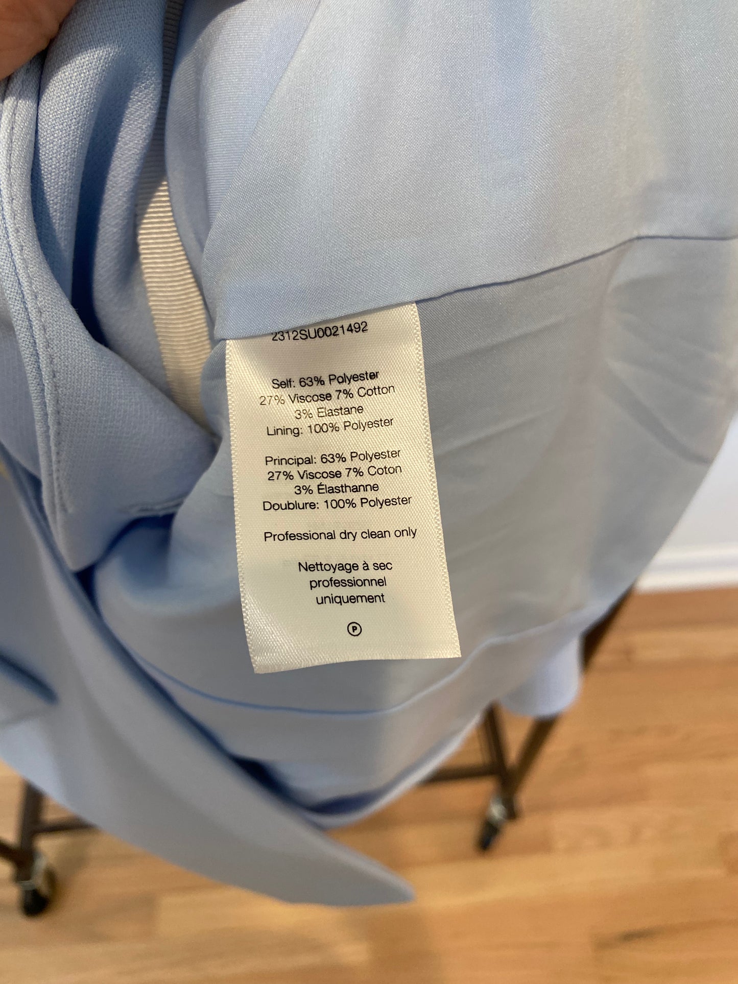 Veronica Beard Miller Dickey Jacket Blazer Ice Blue size 2