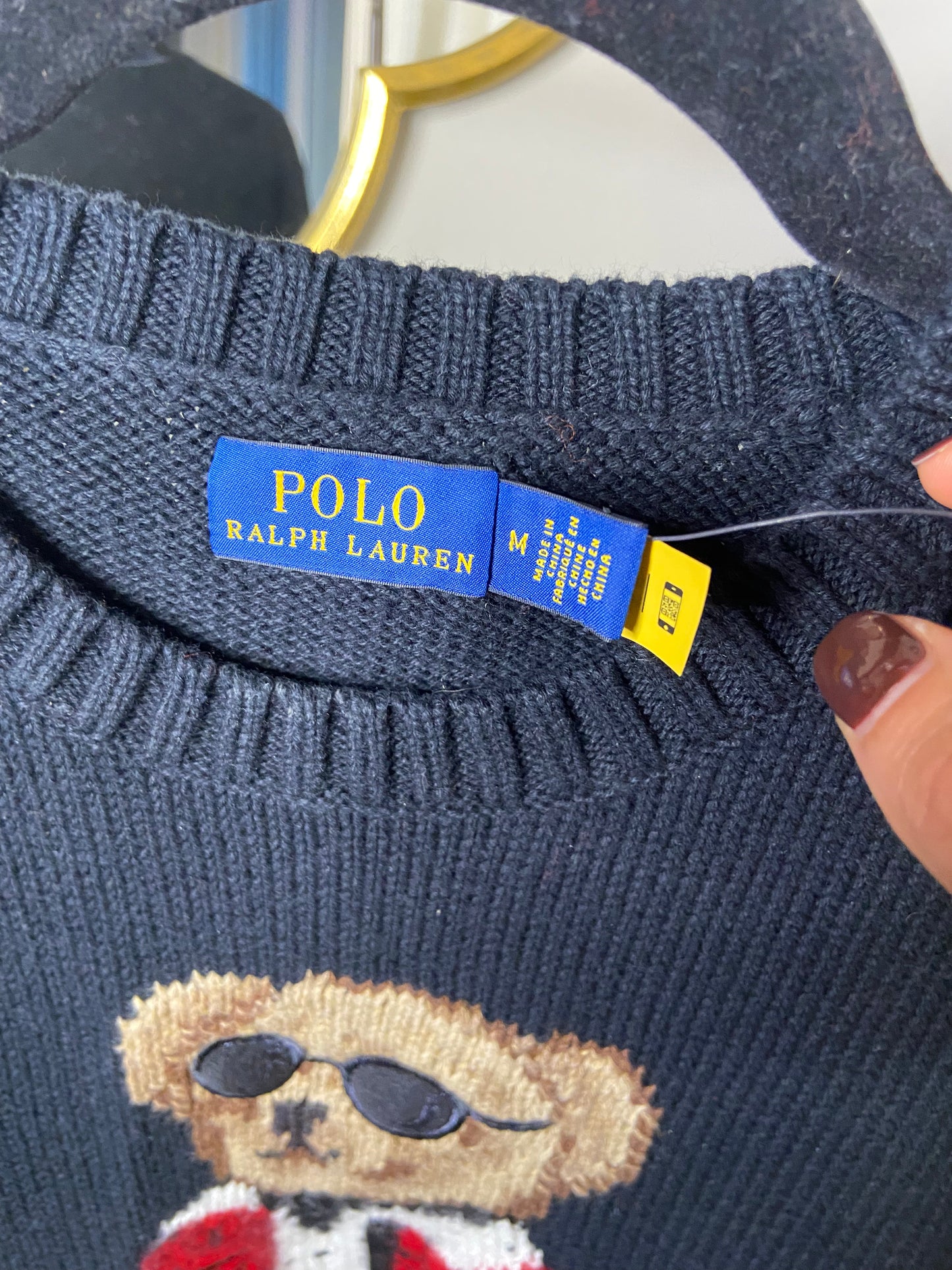 Polo Ralph Lauren Bear Sweater size M