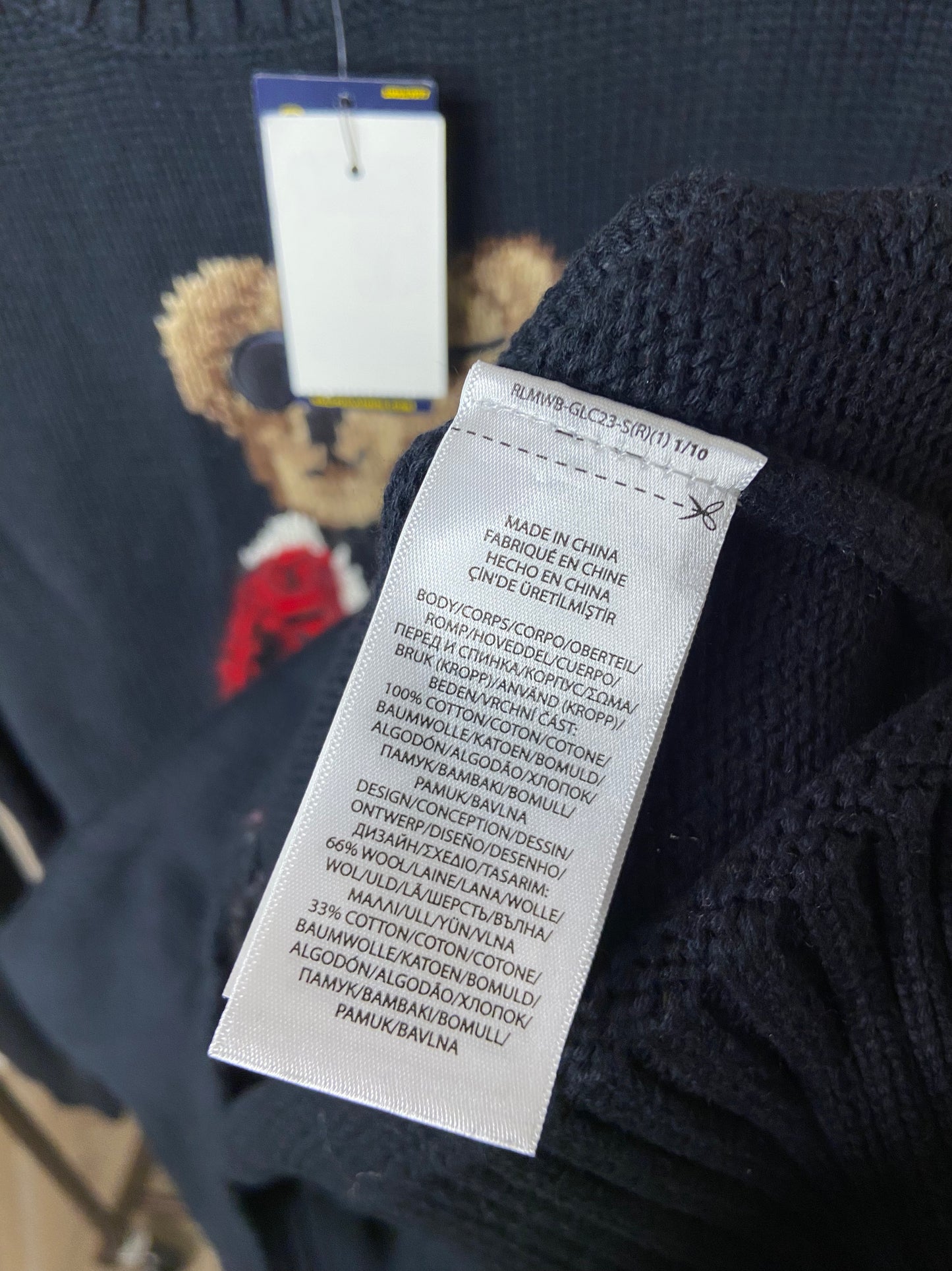 Polo Ralph Lauren Bear Sweater size M