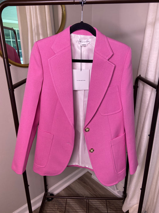 Victoria Beckham Single-Breasted Blazer Jacket size US 4
