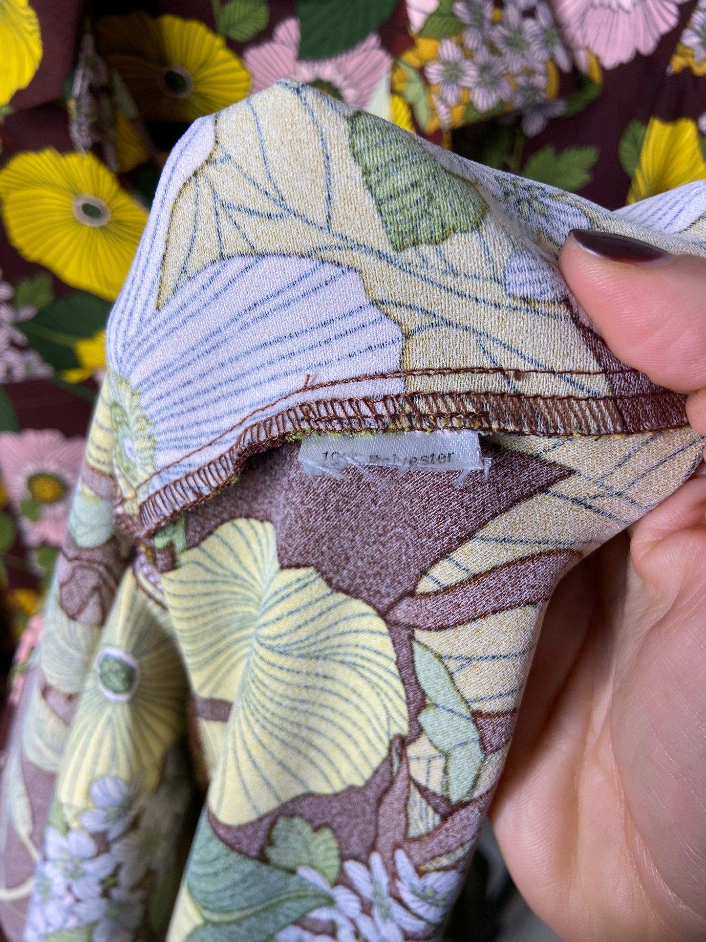 Tuckernuck Fall Florals Crepe Callahan Shirt Dress size