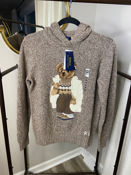 Polo Ralph Lauren Bear Hoodie Sweater size XS
