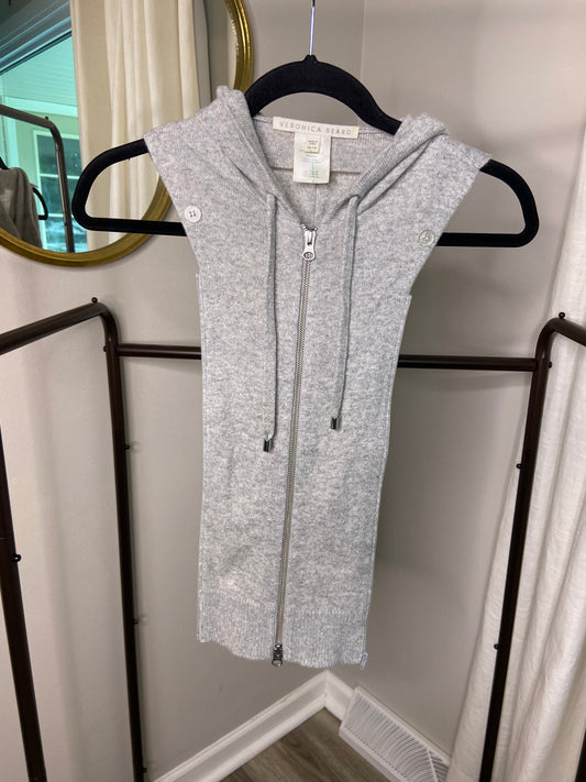 Veronica Beard Cashmere Hoodie Dickey size 00-14