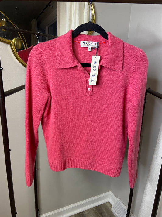 Alex Mill Alice Polo Cashmere Sweater size S