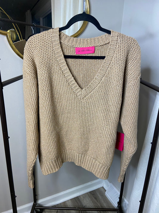The Elder Statesman Cashmere V-Neck Sweater size M