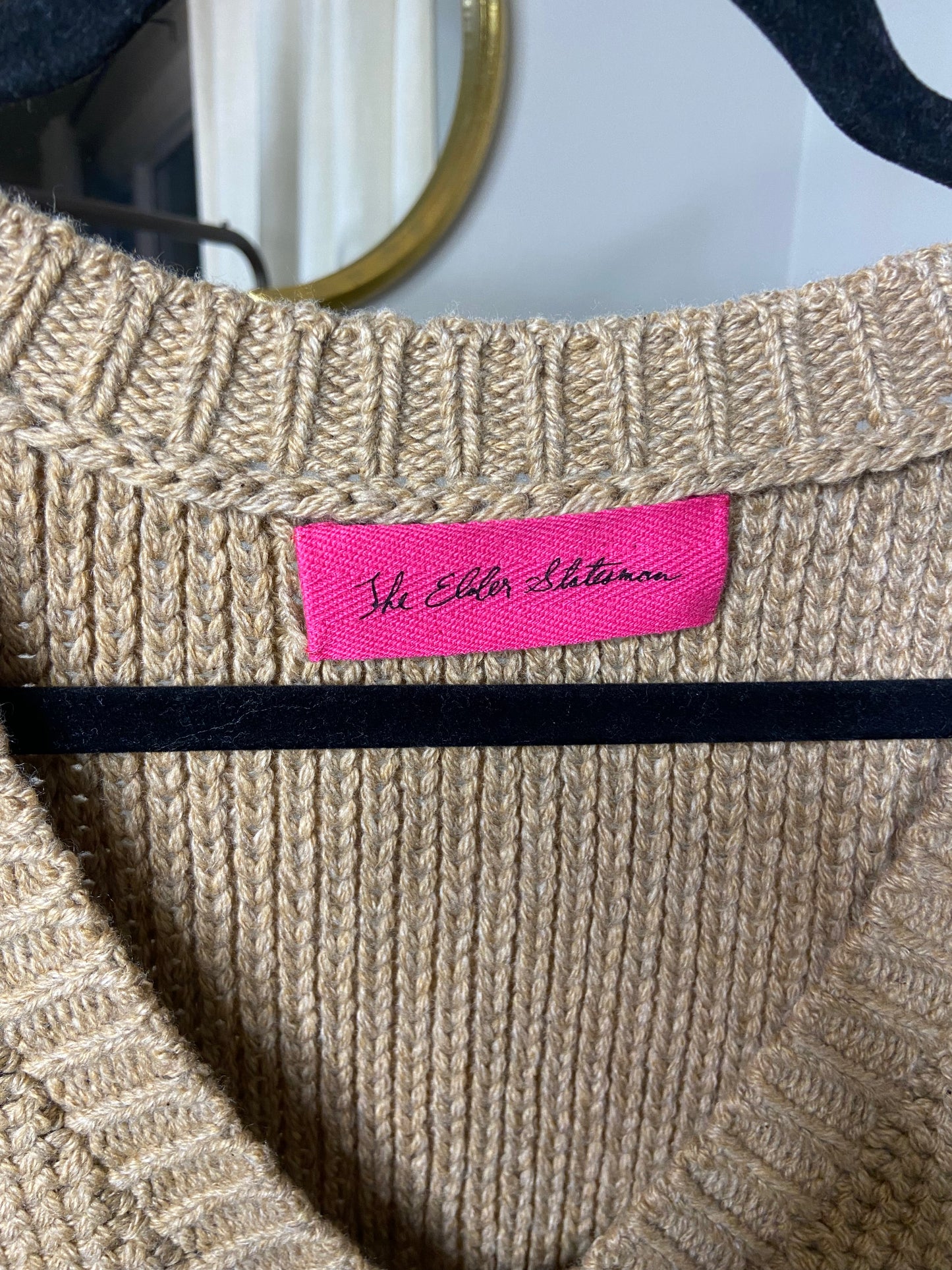 The Elder Statesman Cashmere V-Neck Sweater size M