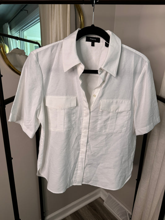Theory Patch Shirt Florian Twill size S