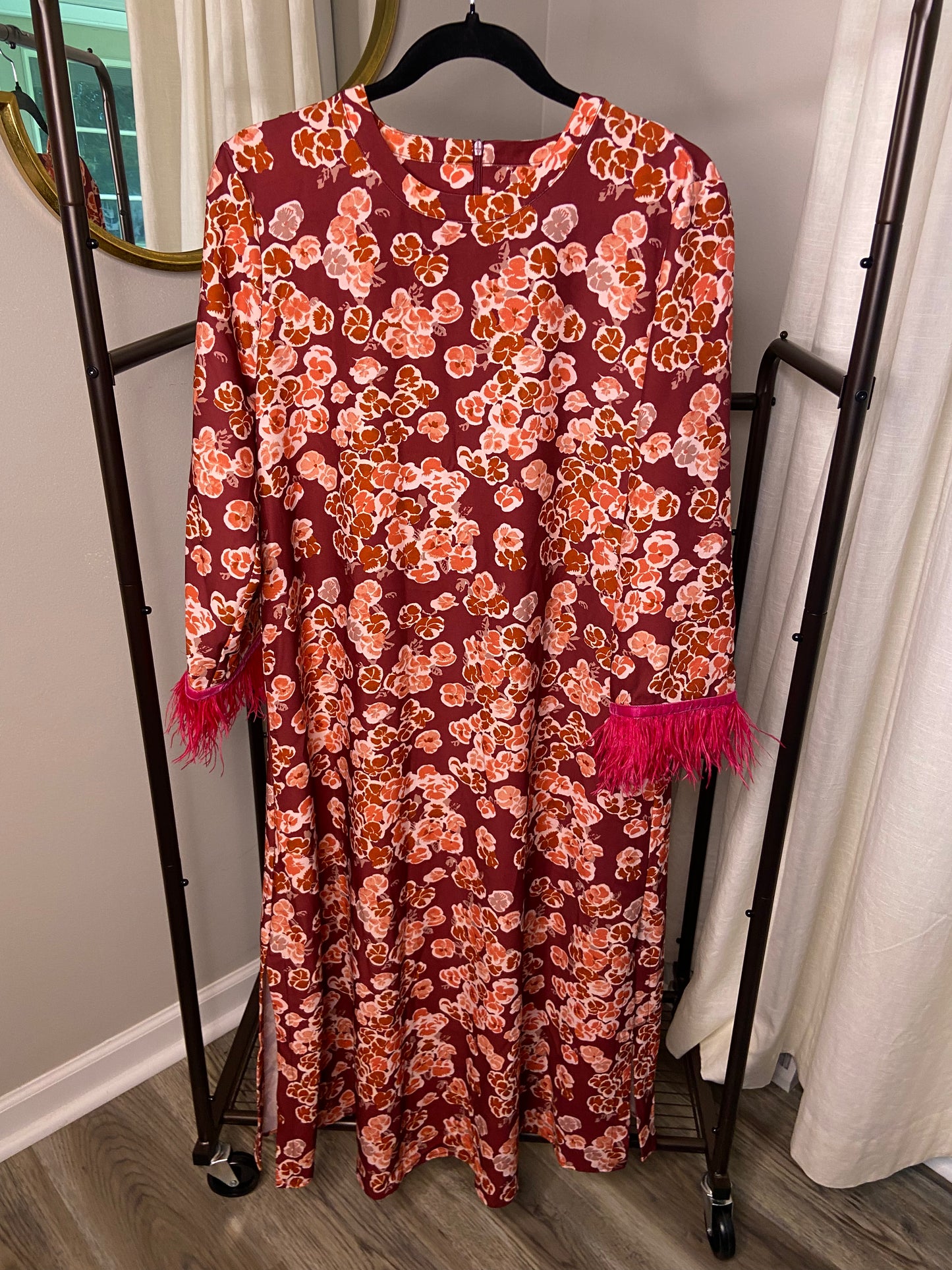 Tuckernuck Cosmos Feather Jamie Dress size L