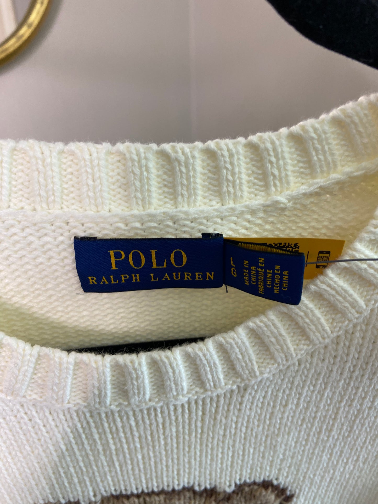 Polo Ralph Lauren Bear Sweater size L