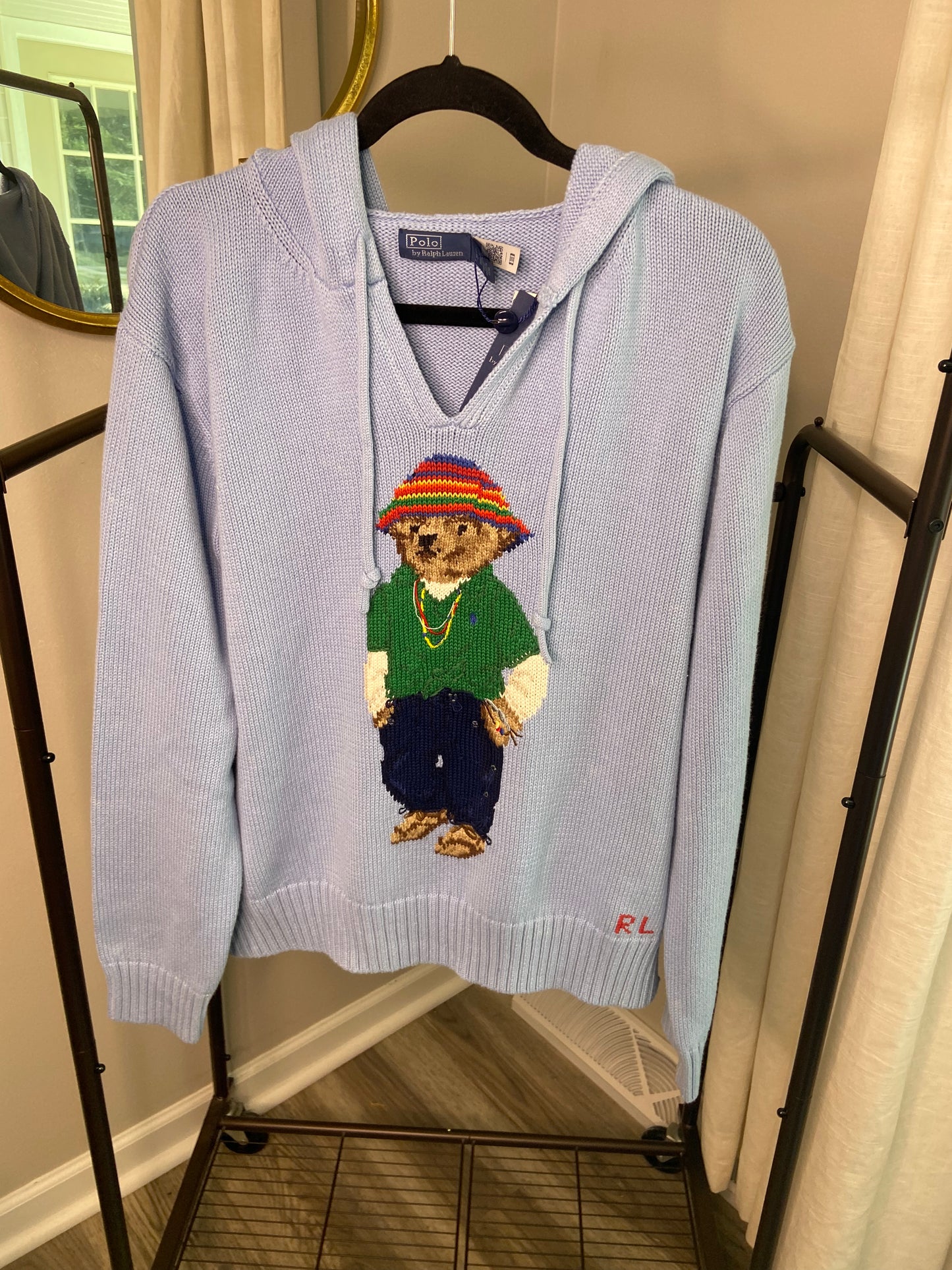 Polo Ralph Lauren Hooded Bear Sweater size L