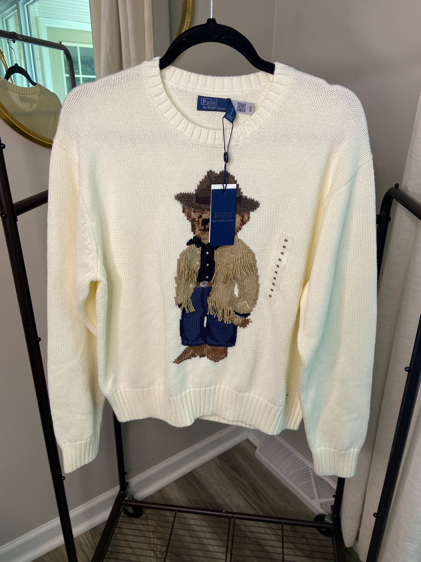 Polo Ralph Lauren Western Bear Sweater size M