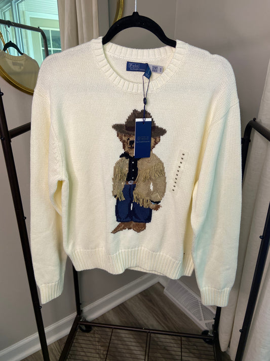 Polo Ralph Lauren Western Bear Sweater size M