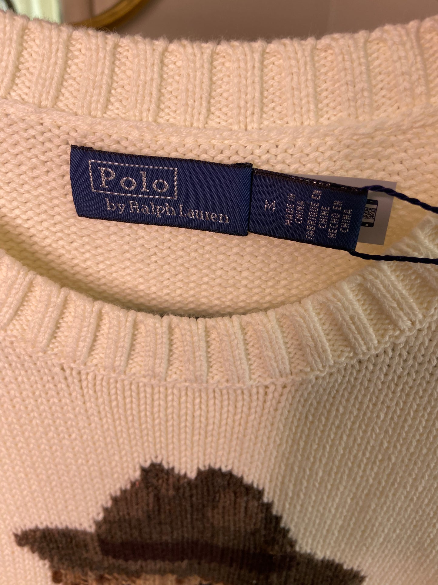 Polo Ralph Lauren Western Bear Sweater size M