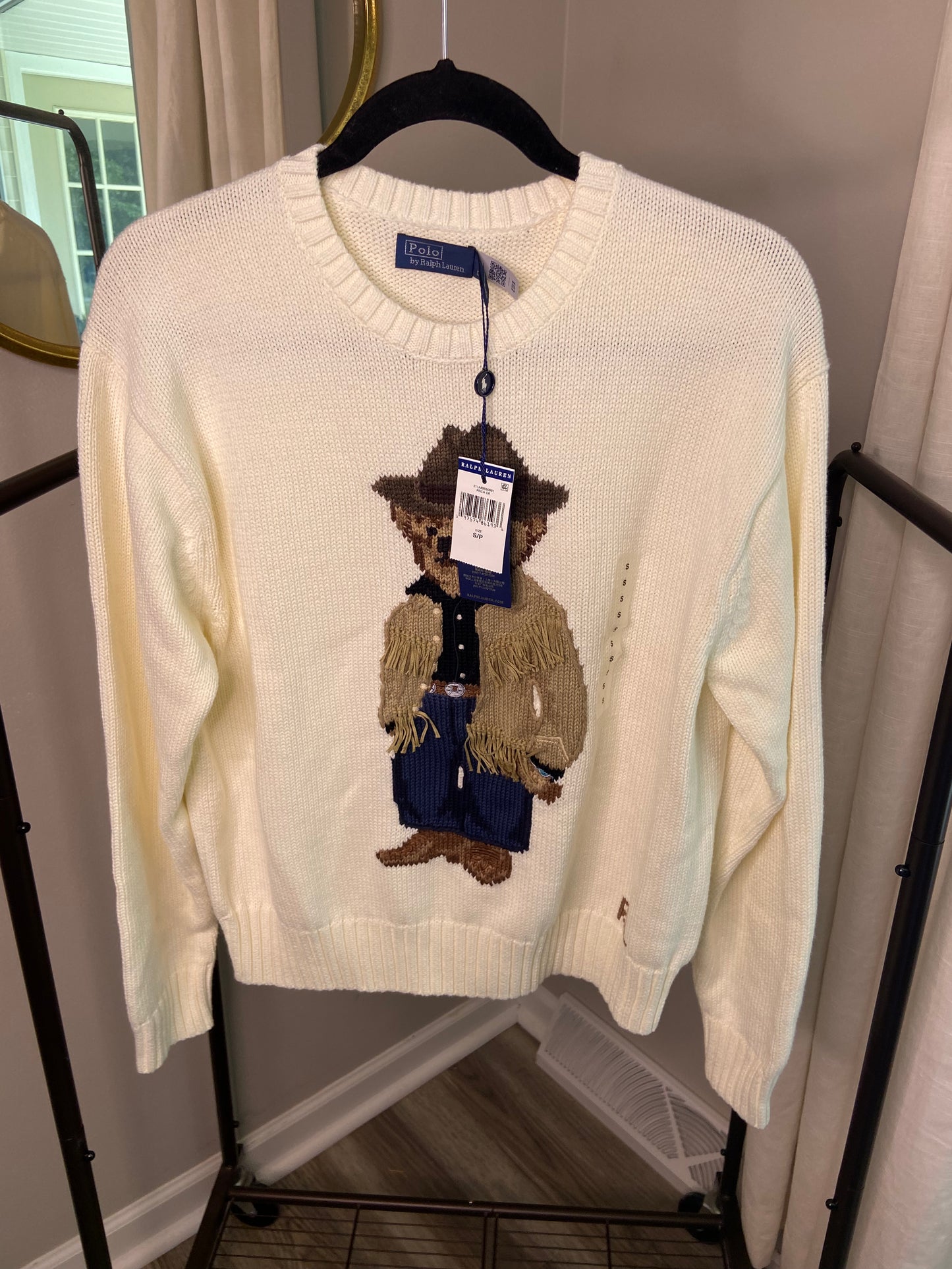 Polo Ralph Lauren Western Bear Sweater size S