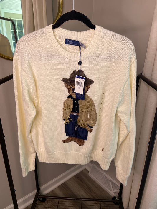 Polo Ralph Lauren Western Bear Sweater size S