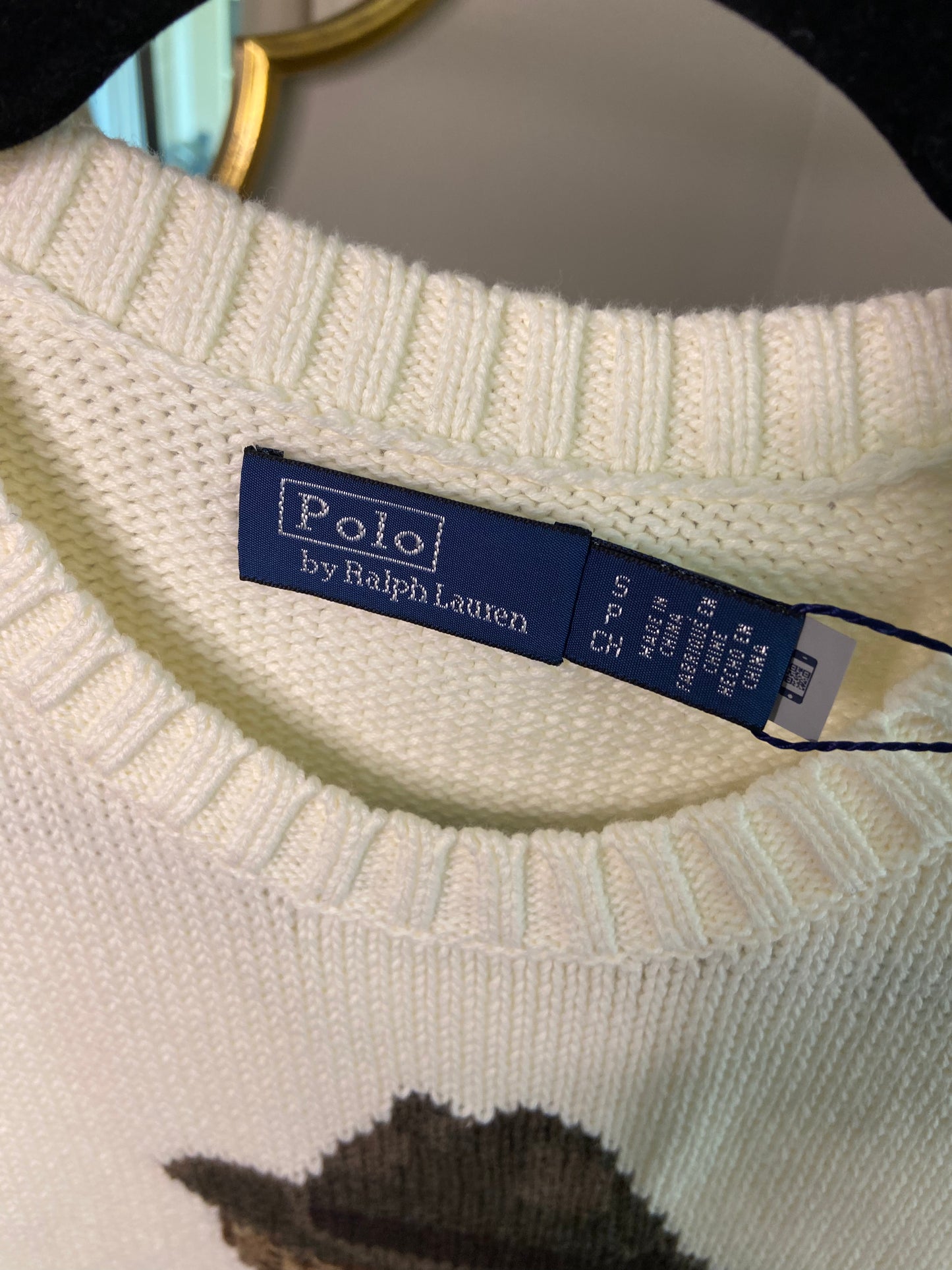 Polo Ralph Lauren Western Bear Sweater size S