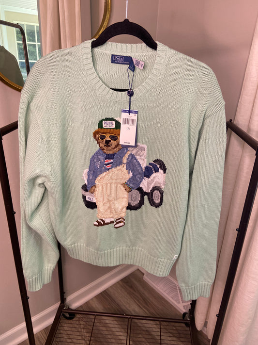 Polo Ralph Lauren Jeep Bear Sweater size L