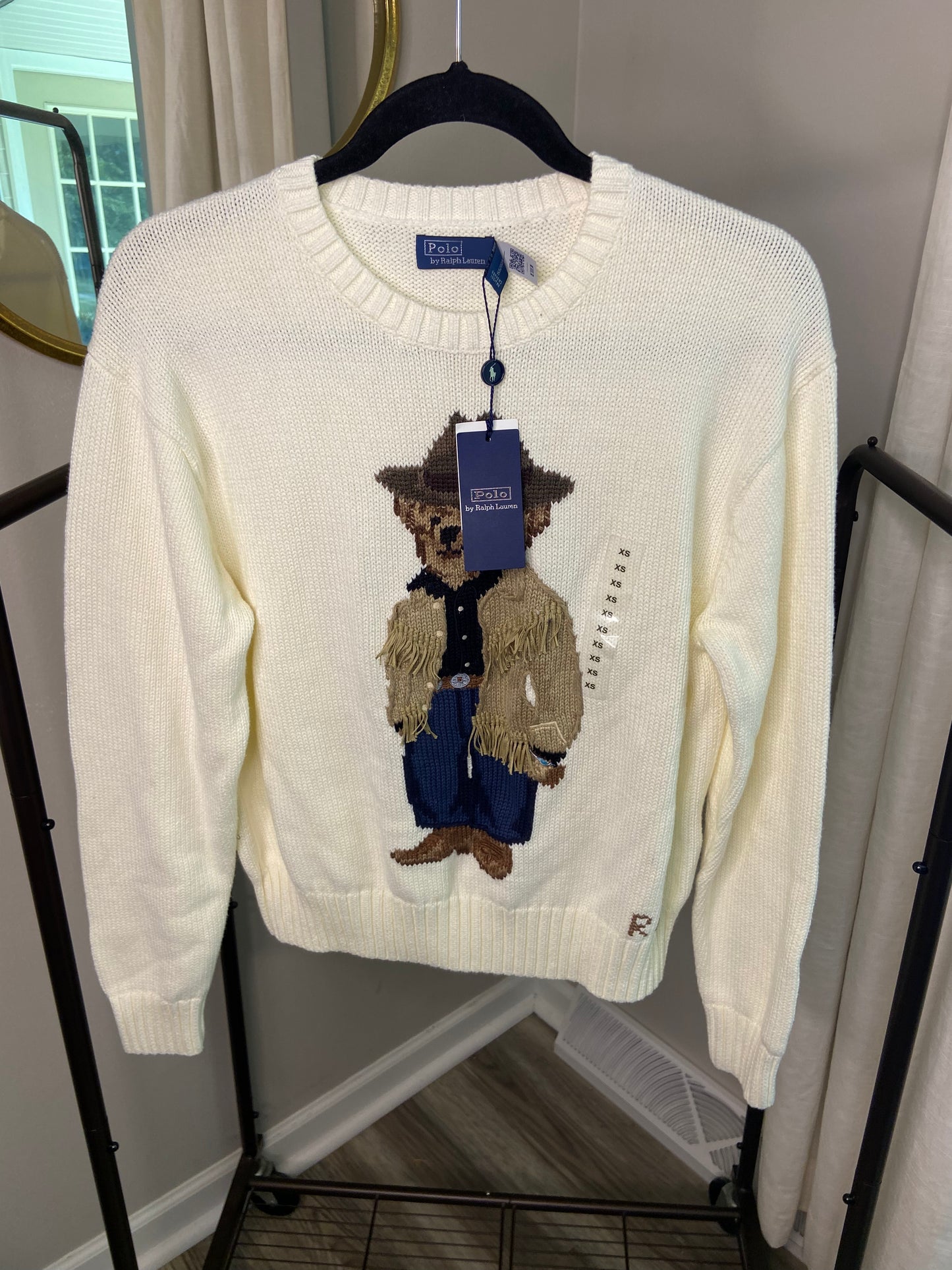 Polo Ralph Lauren Western Bear Sweater size XS