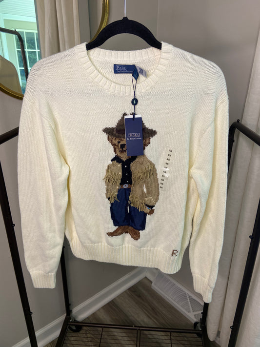 Polo Ralph Lauren Western Bear Sweater size XS
