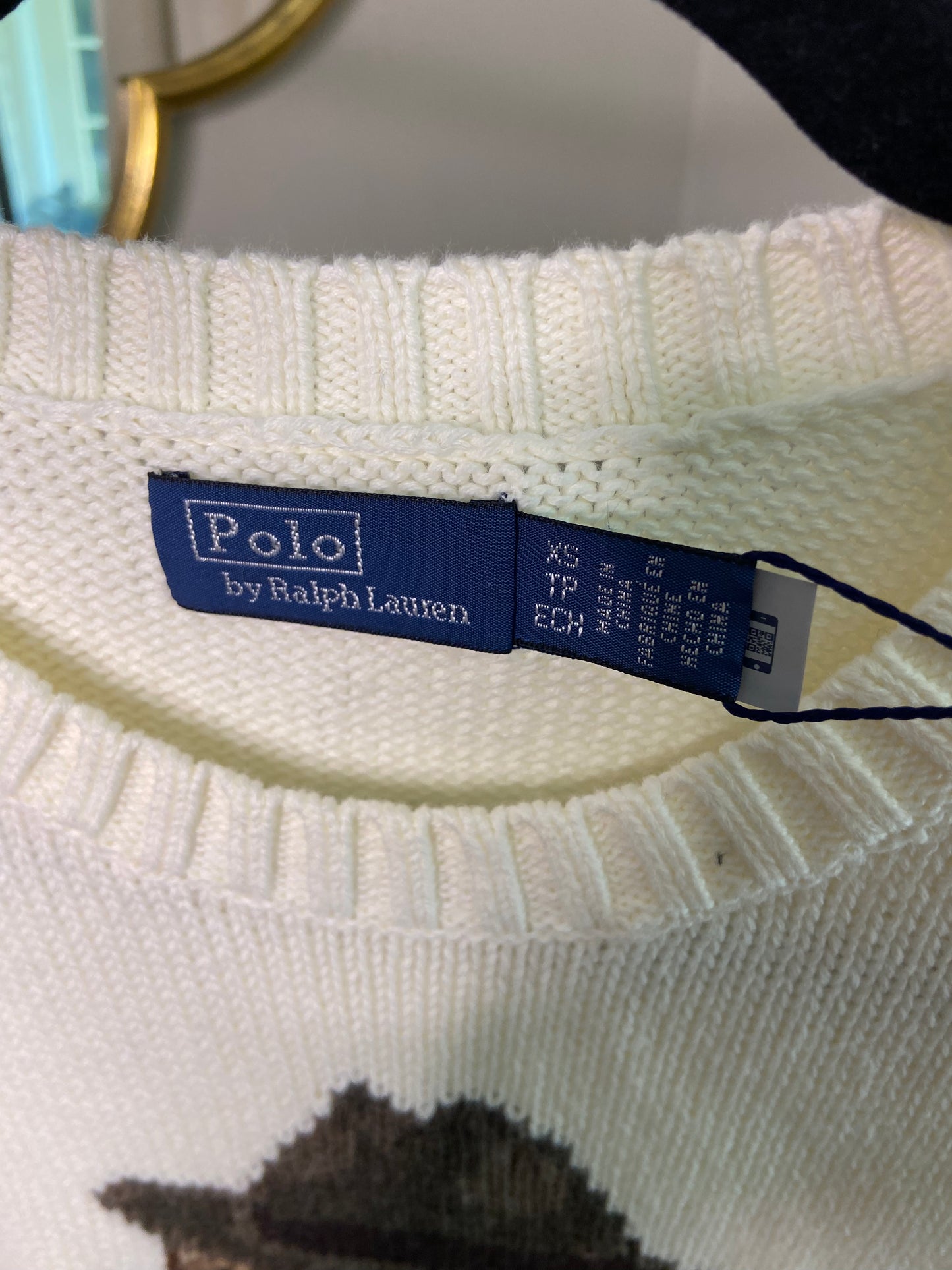 Polo Ralph Lauren Western Bear Sweater size XS