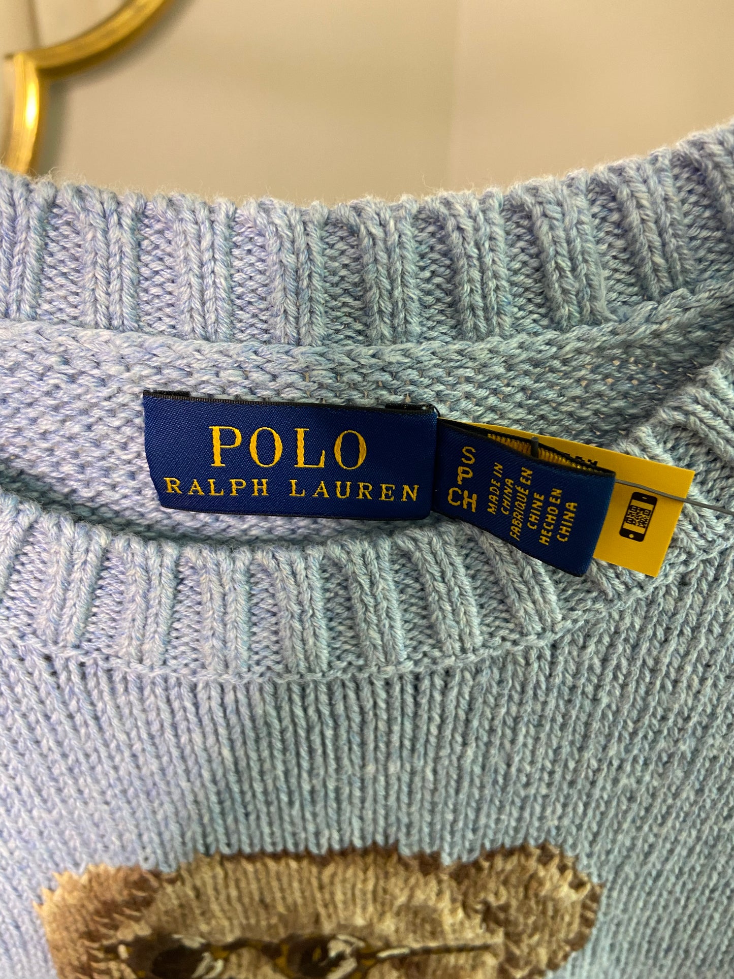 Polo Ralph Lauren Bear Sweater size S