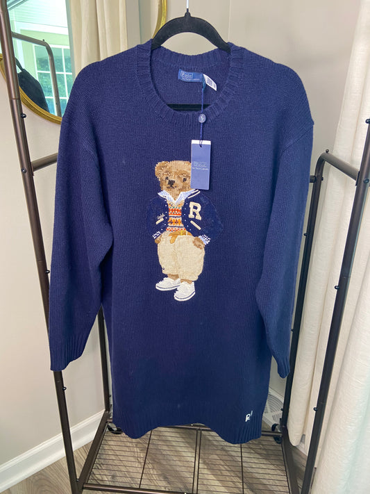 Polo Ralph Lauren Prep Bear Day Sweater Dress