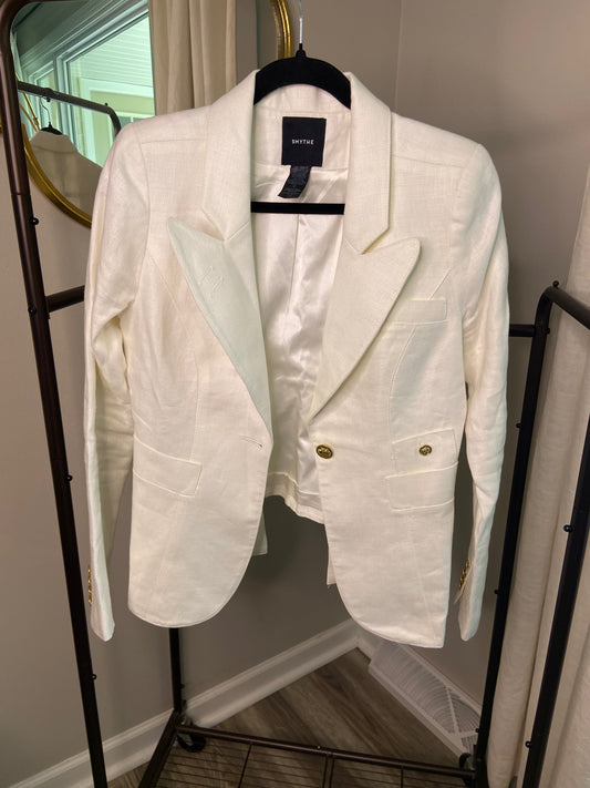 Smythe Duchess Linen Blazer size 4
