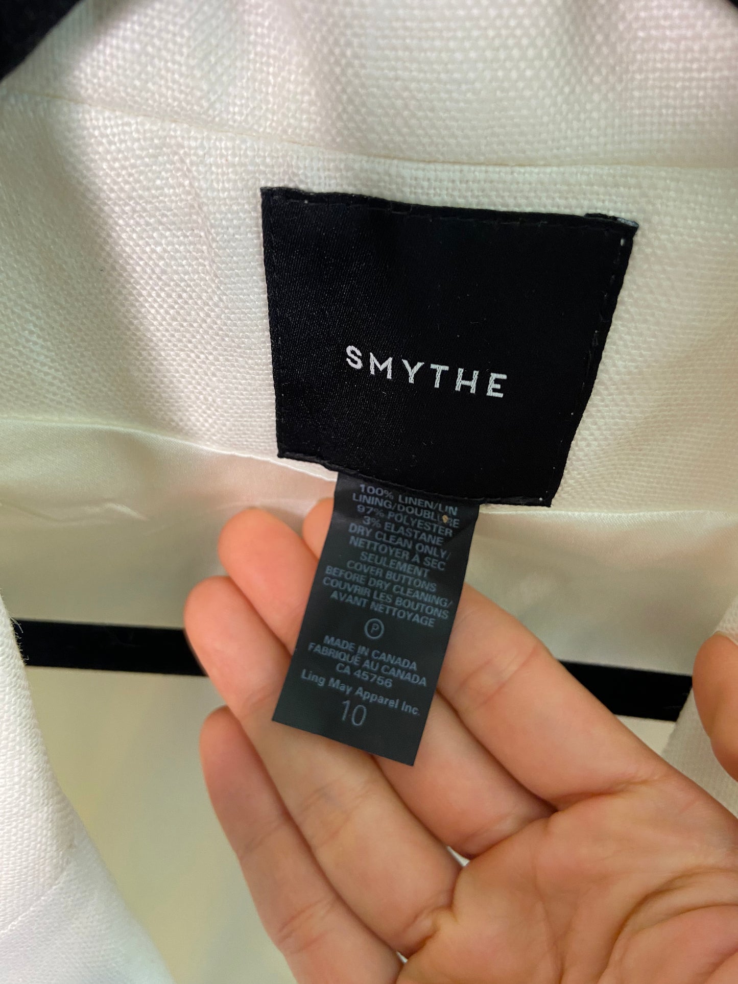 Smythe Duchess Linen Blazer size 4
