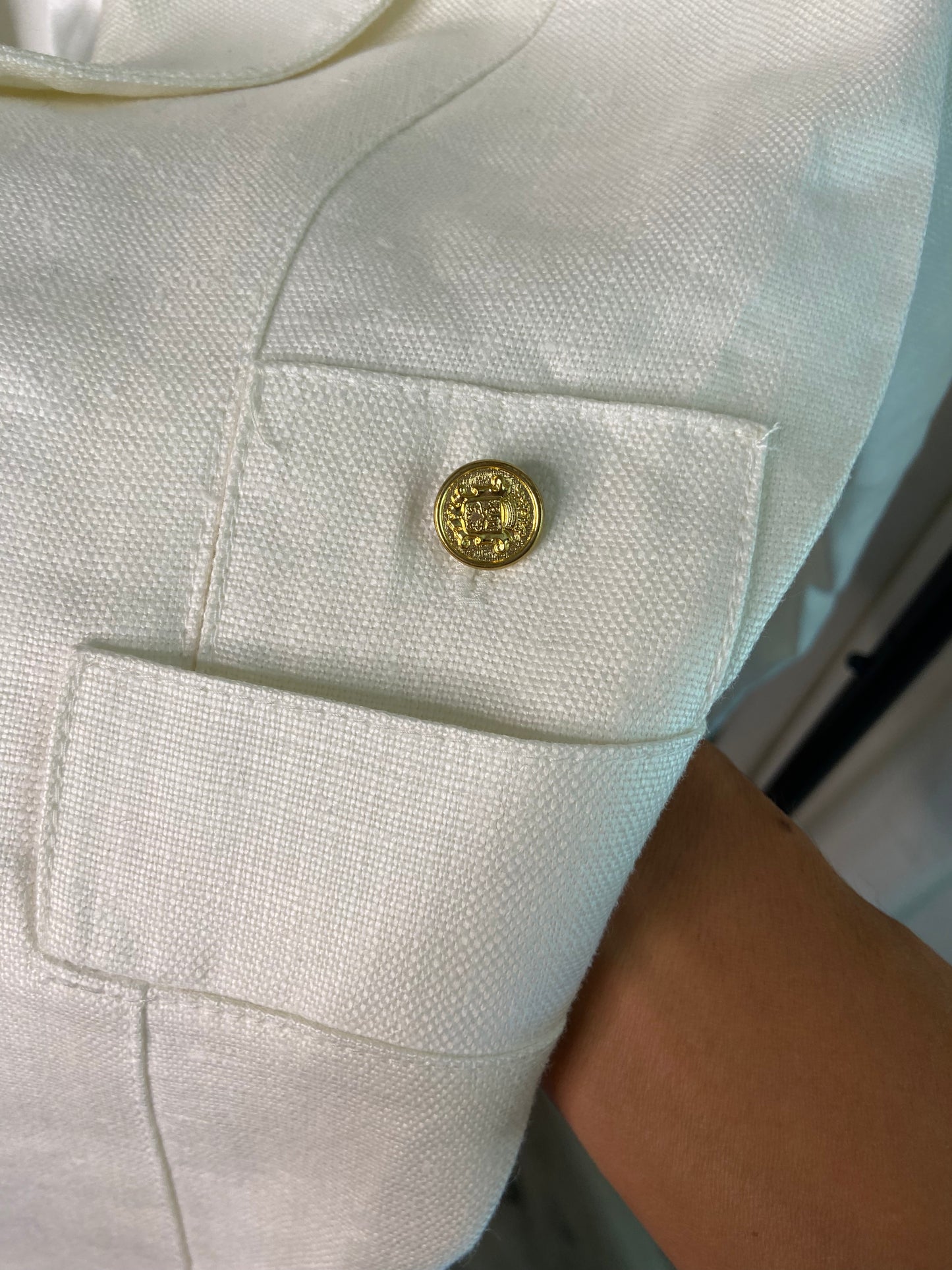 Smythe Duchess Linen Blazer size 4