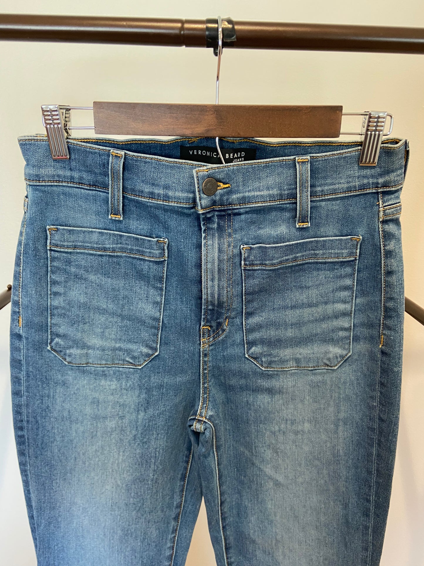 Veronica Beard Sheridan Exaggerated Flare High Rise Jeans size 29