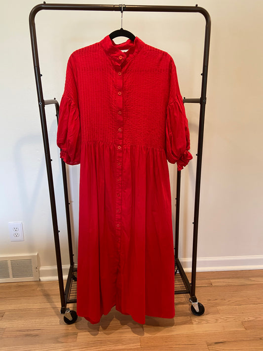Marielle Red Dress Pheobe Dress in Red size OS