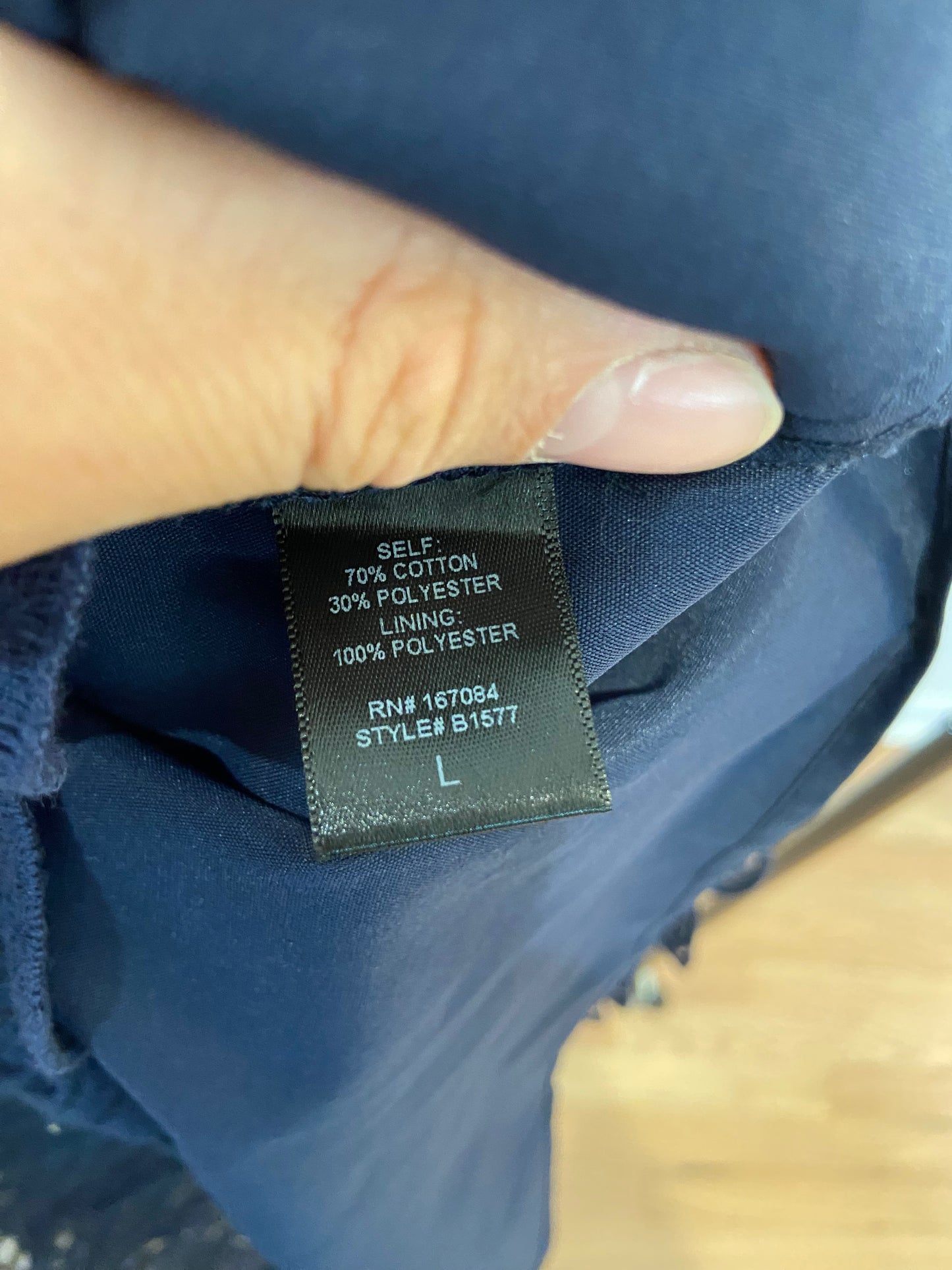 Tuckernuck Organza Palmerston Dress in Navy size L