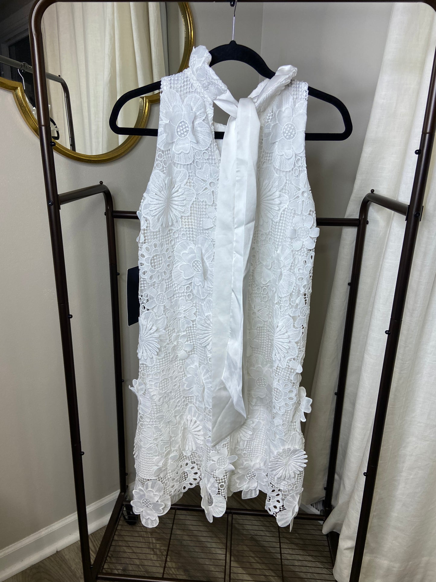 Tuckernuck Blanc Guipure Lace Blythe Dress size S