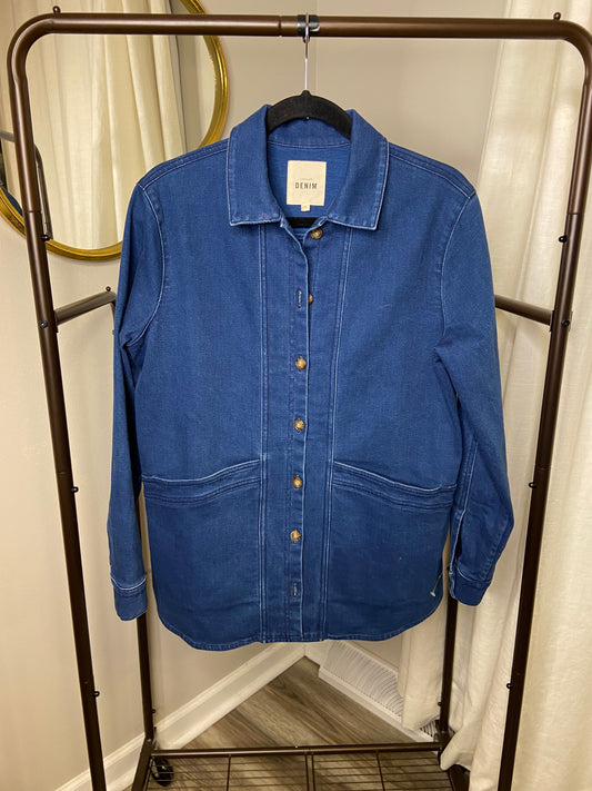 Sezane Wills Denim Jacket size S