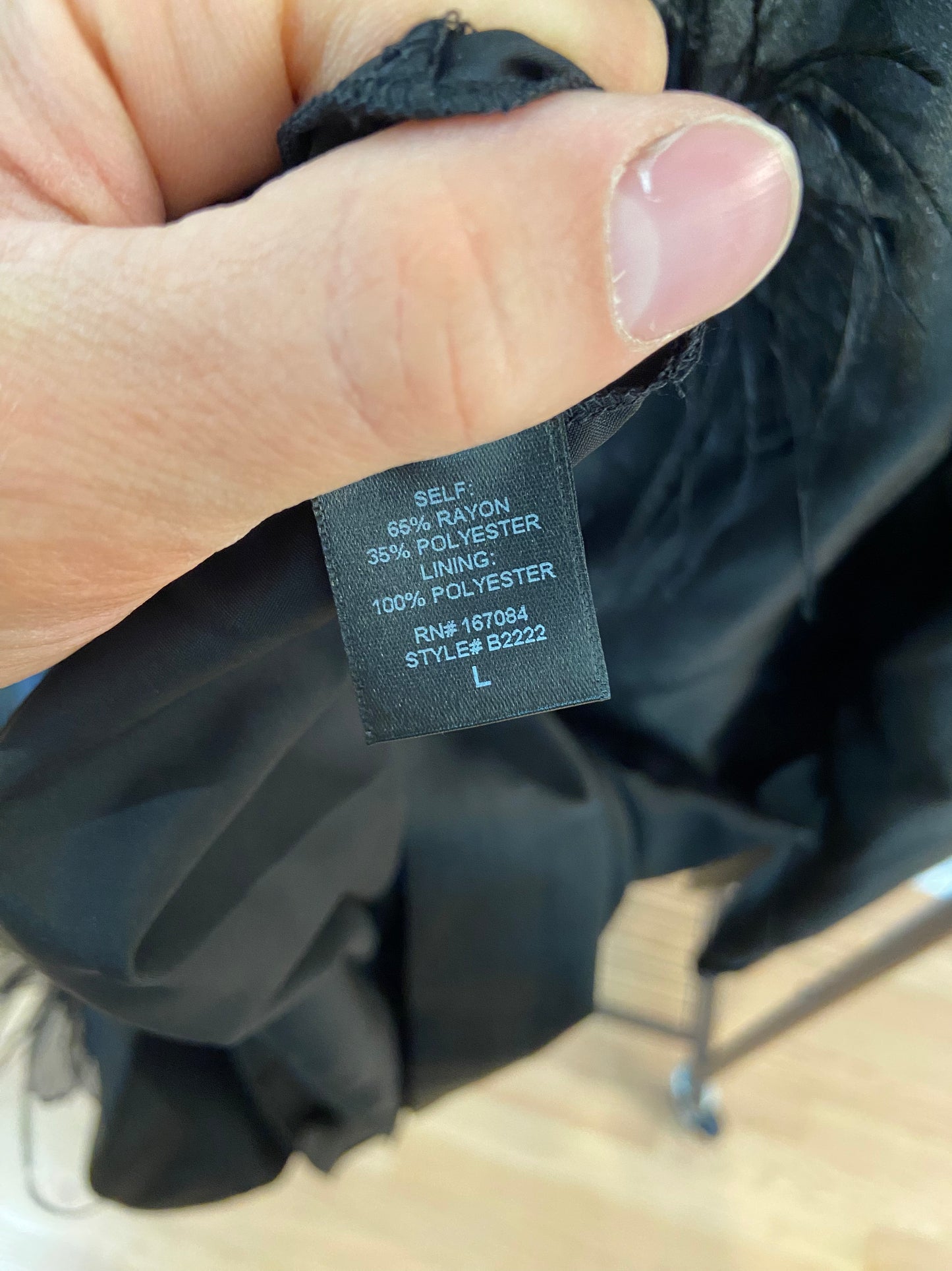 Tuckernuck Black Embellished Dupioni Megan Dress size L