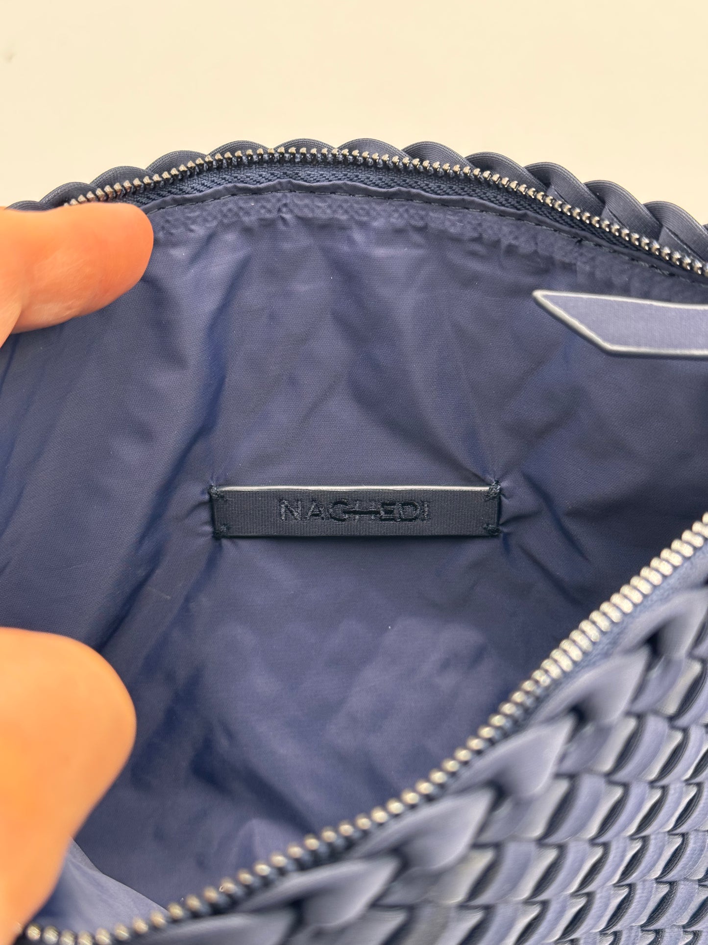 Naghedi St. Barths Medium Tote in Ink Blue