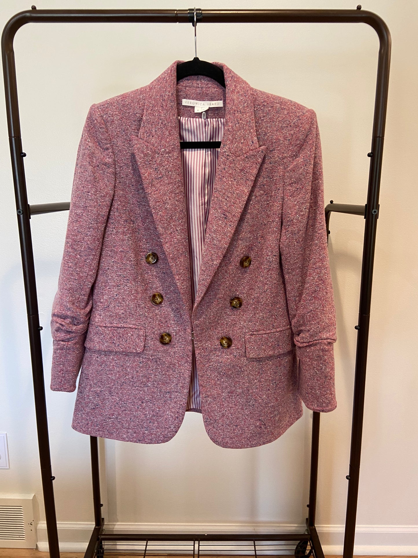 Veronica Beard Beacon Dickey Jacket in Orchid size 8