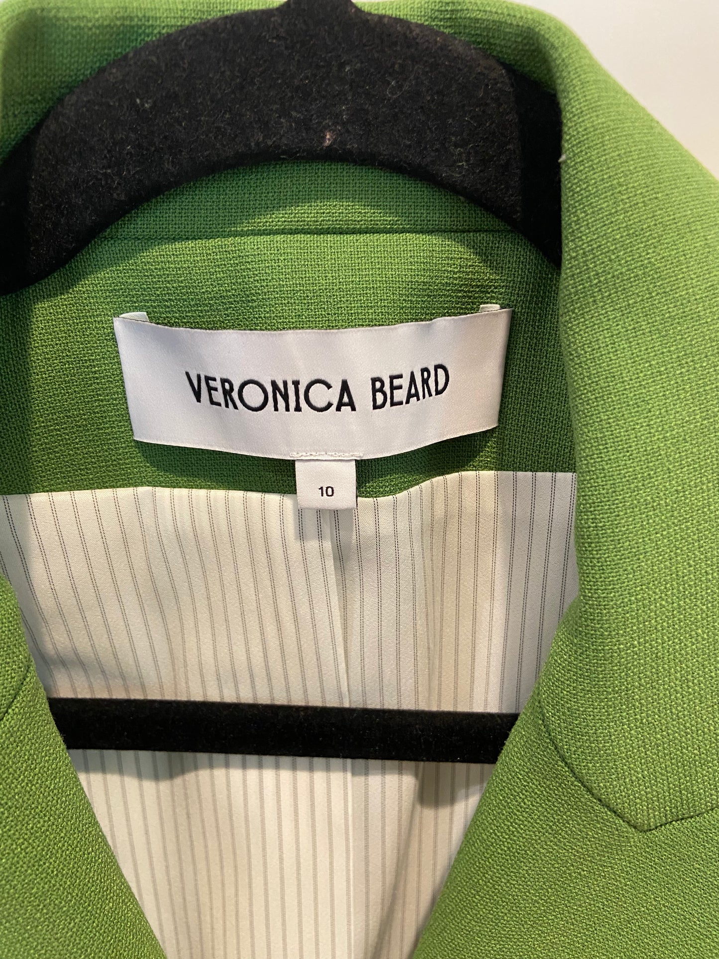 Veronica Beard Miller Dickey Jacket in Lemongrass size 10