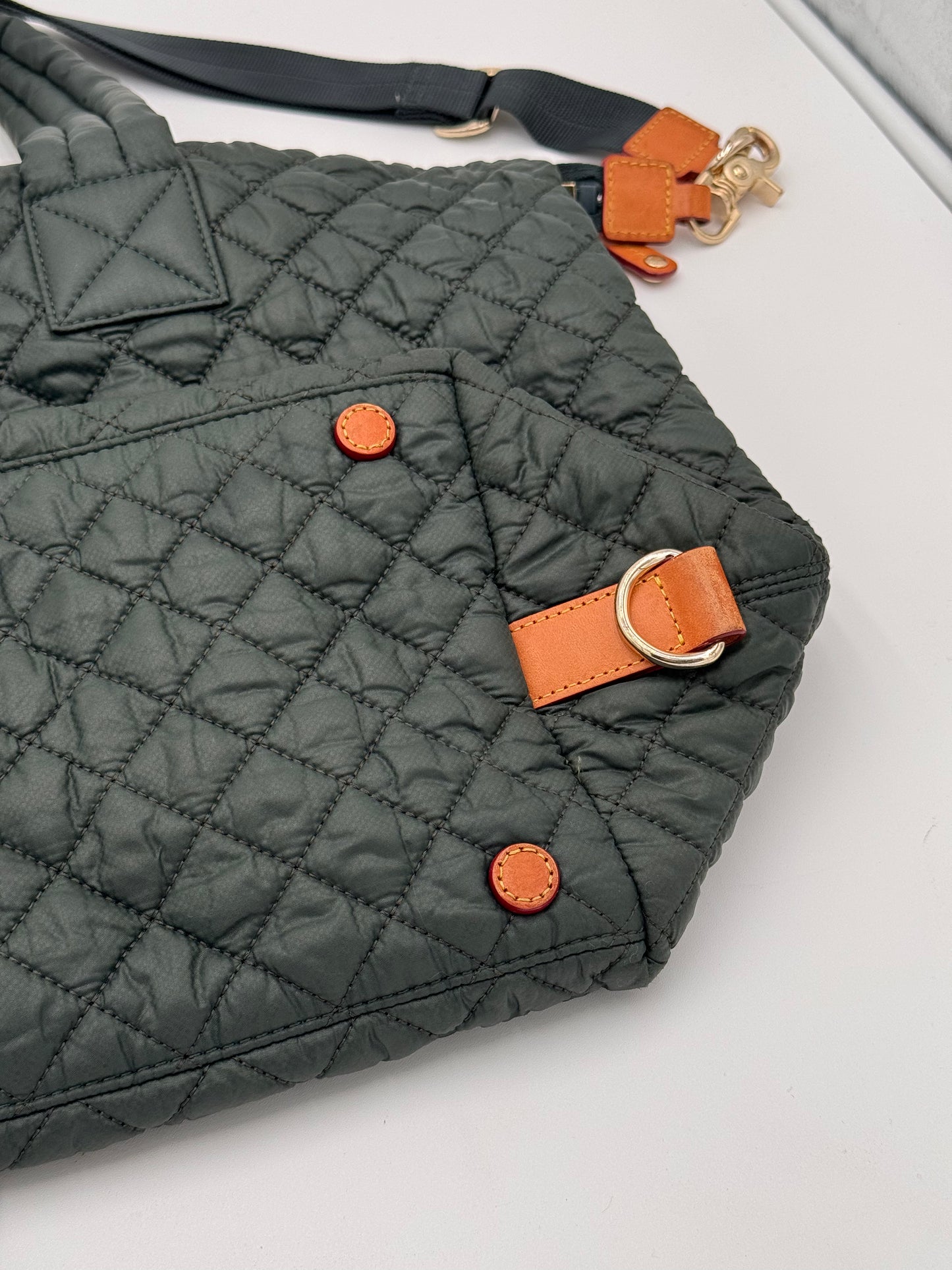 MZ Wallace Medium Sutton Deluxe Tote in Juniper