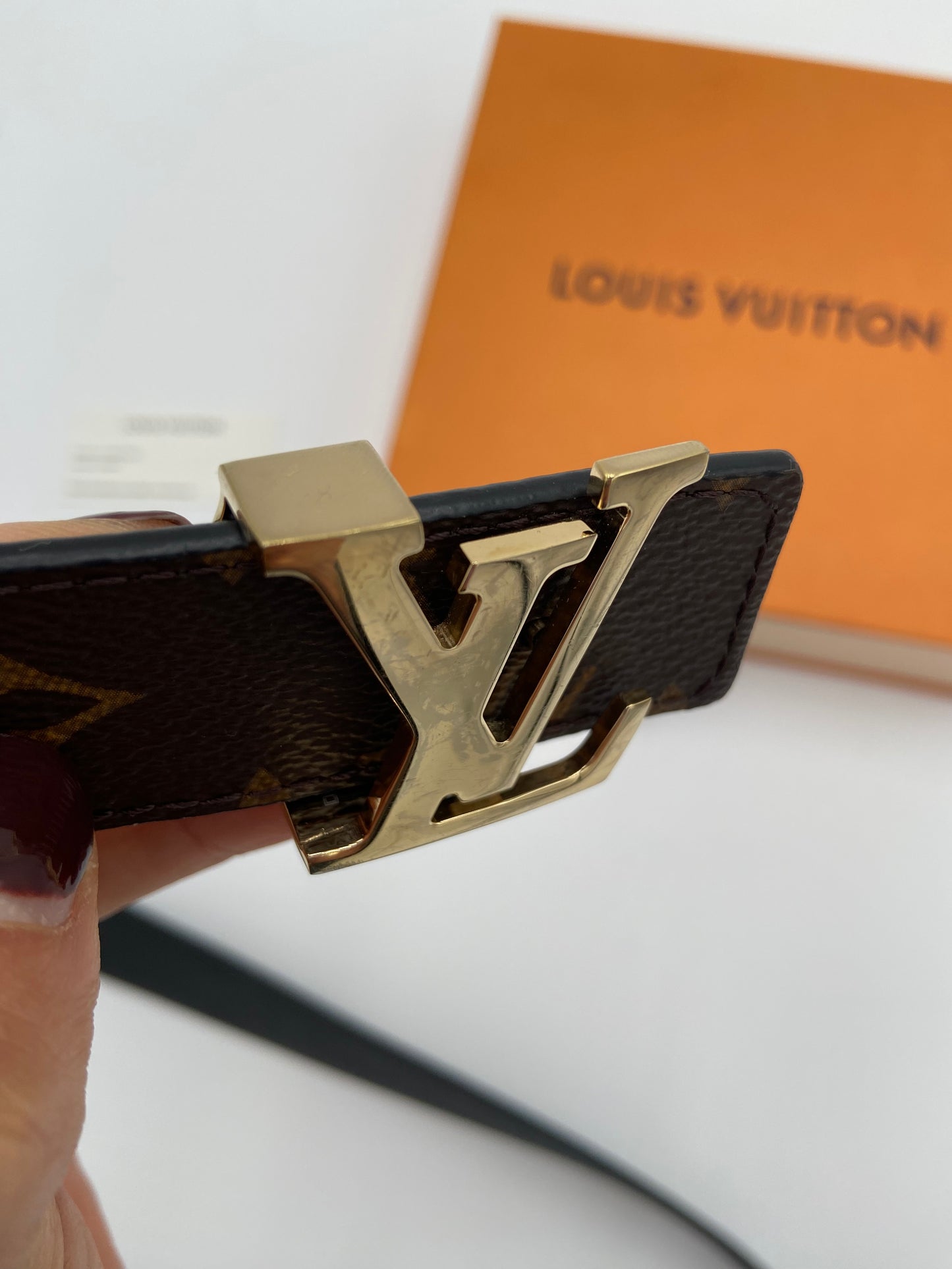 Louis Vuitton Initiales 30mm Reversible Belt size 95